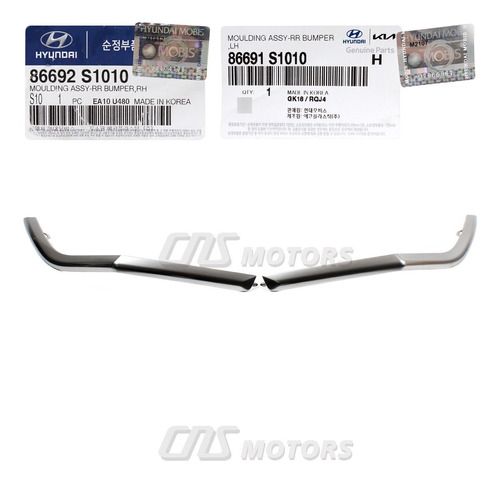 Genuine Hyundai Santa Fe 19-20 For Rear Bumper Mol Ddf Foto 6