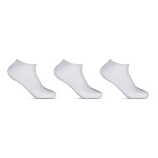 Kit 3 Pares De Meias Rp Confort 39/43 Invisivel Branco