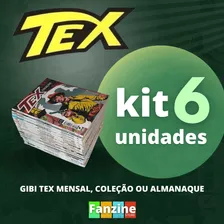 Kit 6 Hq Gibi Revista Tex A Escolher Novas De Banca