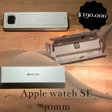 Apple Watch Se 40mm Con Caja Y Todos Sus Accesorios 