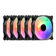 Kit Ventoinha Tgt Mirage, 5x120mm, Led Rgb, Tgt-mrg120-rgb5