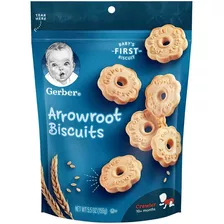 Galletas Gerber Arrowroot Biscuits 10+ Meses Importado