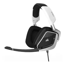 Audífonos Gamer Inalámbricos Corsair Void Pro Rgb Usb Blanco Con Luz Led