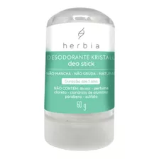 Desodorante Kristall Deo Stick 60g Herbia Natural Vegano
