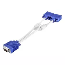 Cable Splitter Vga Video 1 Macho A 2 Hembras