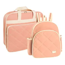 Mochila Maternidade Mala Bebe Luxo Bolsa Menina Menino