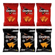 Kit Com 6 Salgadinhos Doritos De Queijo E Sweet De 84g Cada