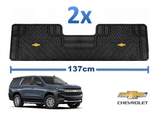 Tapetes 3 Filas Big Truck Logo Chevrolet Tahoe 2021 A 2023 Foto 3