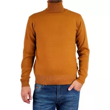 Sweater Tejido Hombre Cuello Subido Beatle. 108