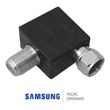 Adaptador Antena Com Conector F 90º Bn68-08532a Tv Samsung