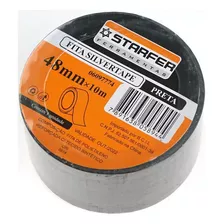 Fita Silvertape Preta Starfer 48 Mm X 5 M