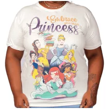 Camiseta Piticas Babylook - Princesas Disney Cinderela Bela