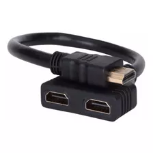 Divisor E Duplicador 1 Hdmi Macho Para 2 Hdmi Fêmea