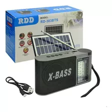 Radio Solar Bluetooth Tipo Parlante Recargable Fm-am