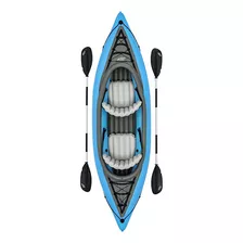Kayak Inflable Champion 2p Con Remos Bestway Color Azul