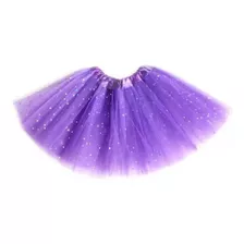 Saia Tutu Glitter Saia Tule Infantil Festa Fantasia 30cm