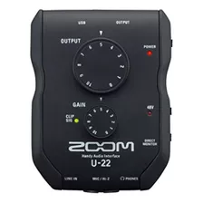 Zoom Interfaz De Audio Útil U-22