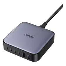 Cargador Premium 6 En 1 Usb-c X4 Usb X2 Alumino 200w Ugreen