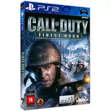 Call Of Duty Finest Hour P/ Ps2 Slim Bloqueado Leia Desc.