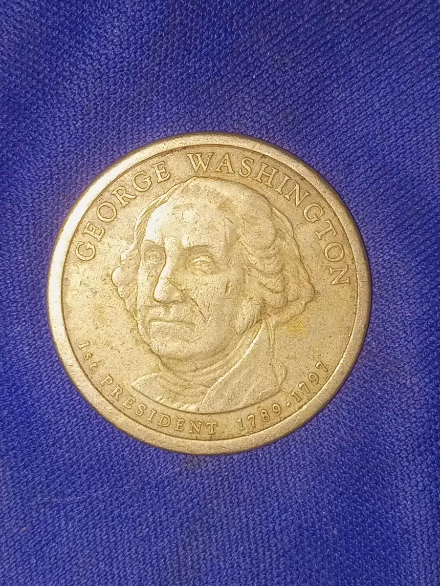 Moneda De George Washington De 1789- 1797 De Un Dólar 