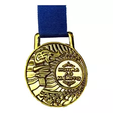 Kit Medalha 60 Unidades 35mm Troféu Medasul Honra Ao Mérito