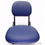 Cadeira Barco Estofada Giratória Dobrável Azul Lancha