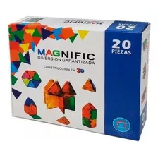 Bloques Magnéticos Magnific Tiles 20 Piezas