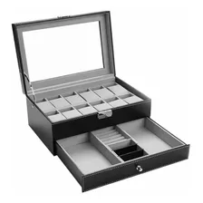 Estuche Relojes Joyeria Almacenar Joyas Caja Oferta