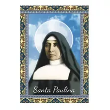500 Santinhos Santa Madre Paulina (oração Verso) - 7x10 Cm