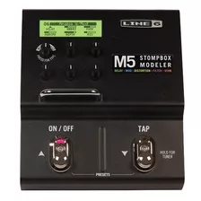 Pedal De Efecto Line 6 M-series Stompbox Modeler M5 Negro