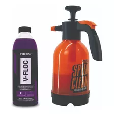 Kit Lava Autos V-floc 500ml E Pulverizador Snow Foam - Kers