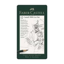 Faber-castell 9000 - Set 12 Lápices Grafito B, Bellas Artes