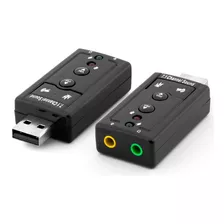 Tarjeta Adaptador De Sonido Usb 7.1 Externa Auricular 3.5mm