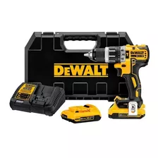 Taladro Percutor Atornillador Inalámbrico De 13mm Dewalt Dcd796d2 20v + Accesorio Con Maletín De Transporte