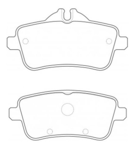 Pastillas De Freno Trasera Mercedes Benz Ml400 W166 2016 Foto 2