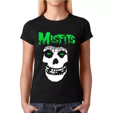 Camisas Femininas Bandas Rock - Misfits The Crimson Ghost