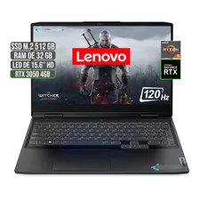 Portatil Lenovo Gamer Amd Ryzen 5 6600h Ssd 512gb Ram 32gb