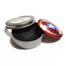 Spinner Capitão América Com Embalagem De Metal.