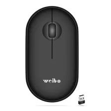 Mouse Wireless 6100 Weibo Alta Precisão D 2,4ghz Transmissão Cor Preto