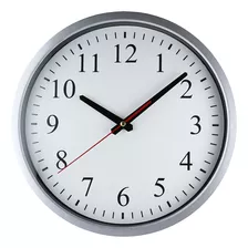 Reloj De Pared Blanco Analógico 30 Cm