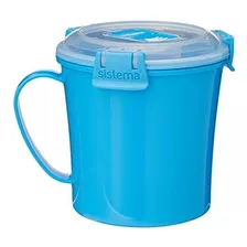 Taza Sistema 211072zs Microondas Sopa, 2,8 Copa, Medio, Azul