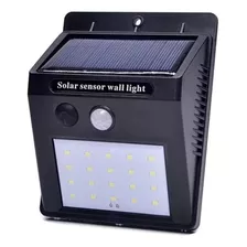 Lampara Solar Led Muro 5w Led Sensor Exterior