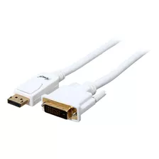 Rosewill Cable Displayport A Dvi De 3 Pies, 28 Awg, Blanco .