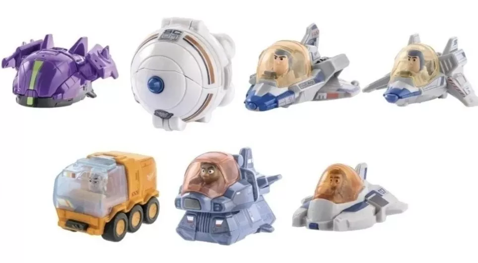 Buzz Lightyear Mc Donald's Coleção Com 7 Brinquedos