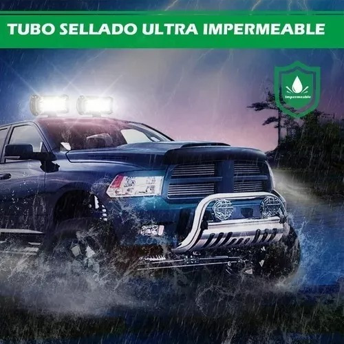 Par Faros 24 Led Auxiliar Dually Con Estrobo 4x4 72w F1 Foto 7