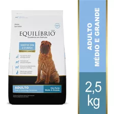 Ração P/cães Equilibrio Sensitiveskin&stomach Porte Mg 2,5kg