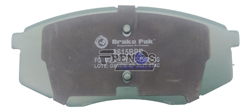 Pastilla Freno Del Brake Pak Para Kia Sportage 4x4 Foto 2