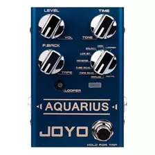 Pedal De Efecto Joyo Revolution Aquarius R-07 Azul