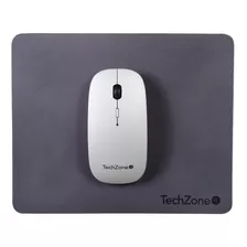 Mouse Inalámbrico Techzone Tz18mouinamp-pl Color Plata /vc Color Plateado