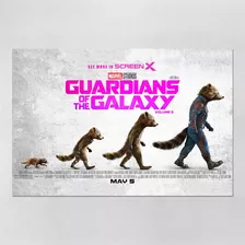 Poster 60x90cm Guardioes Da Galaxia - Volume 3 - Filmes - 32